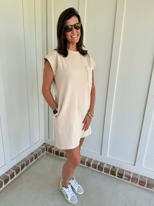 Charlotte Taupe dress