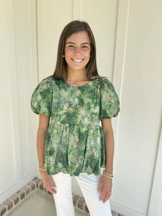 Cory Watercolor Blouse