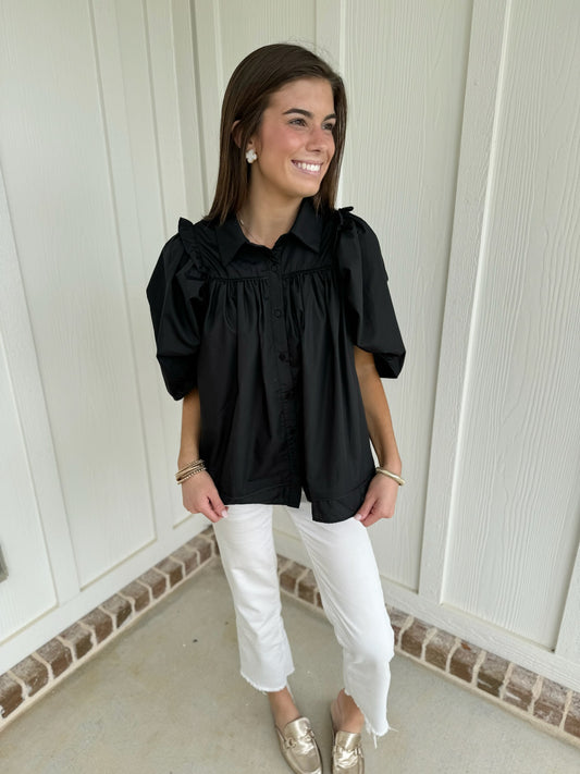 Tiffany Blouse in Black