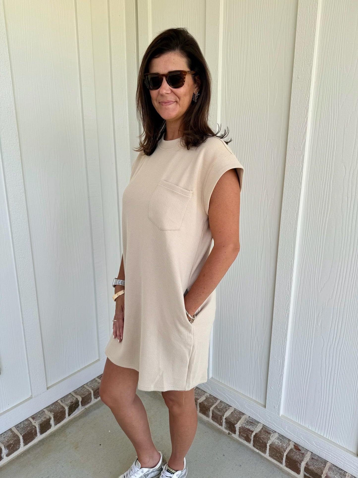 Charlotte Taupe dress